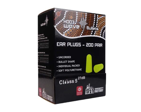Wave Bullet Earplugs - 27dB