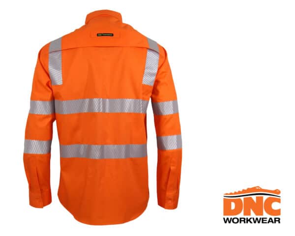 Hi-Vis Coolight Segment Taped L/S Shirt (VIC Rail Compliant) - Image 2