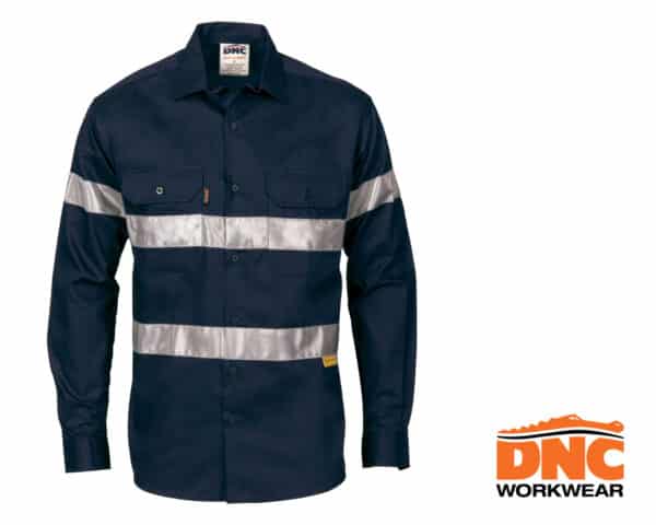 Hi-Vis Cool Breeze L/S Shirt Navy