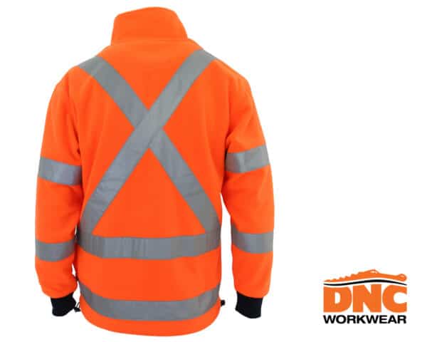 Hi-Vis X Back Biomotion L/S Polar Fleece - Image 2