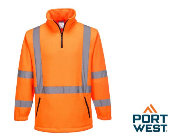 Hi-Vis X Back L/S Polar Fleece