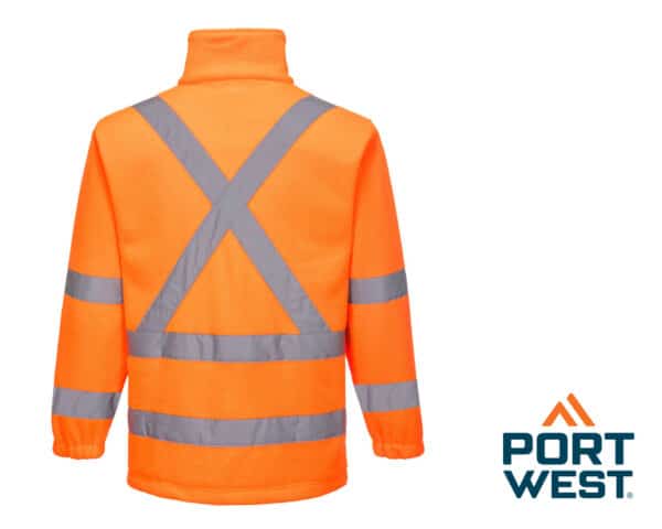 Hi-Vis X Back L/S Polar Fleece - Image 2