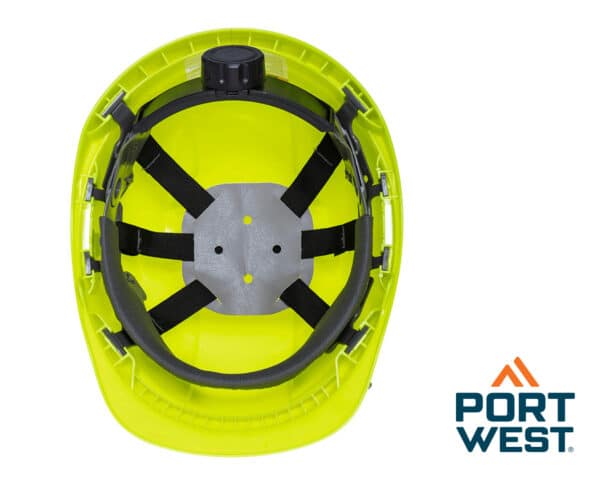 Endurance Helmet Hard Hat (Earmuff Compatible) Fluro Yellow - Image 2