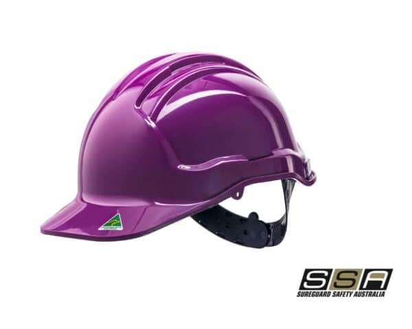 Tuffgard Hard Hat (Earmuff Compatible) Purple